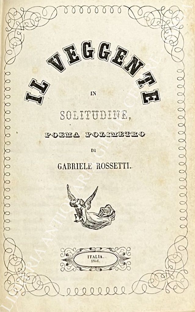 Il veggente in solitudine. Poema polimetro