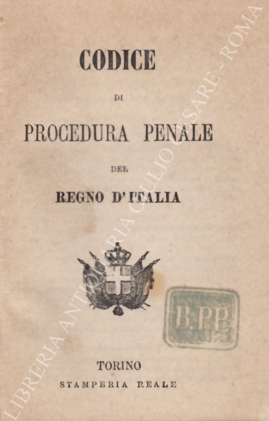 Codice di procedura penale del Regno d'Italia