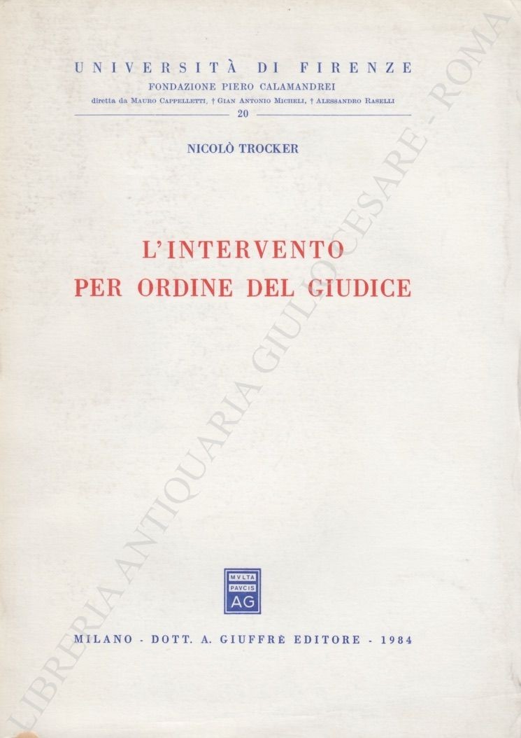 L'intervento per ordine del giudice