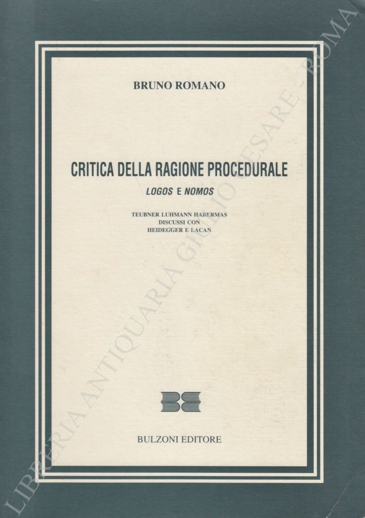 Critica della ragione procedurale