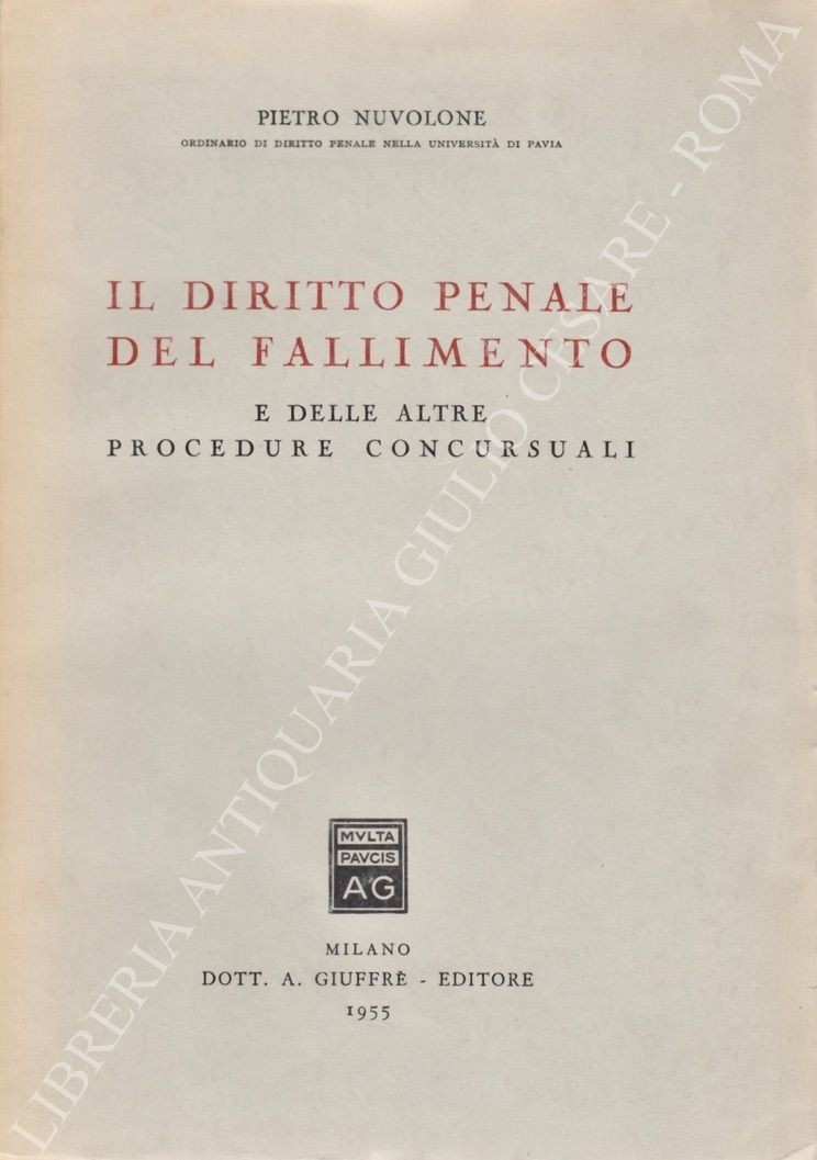 Il diritto penale del fallimento