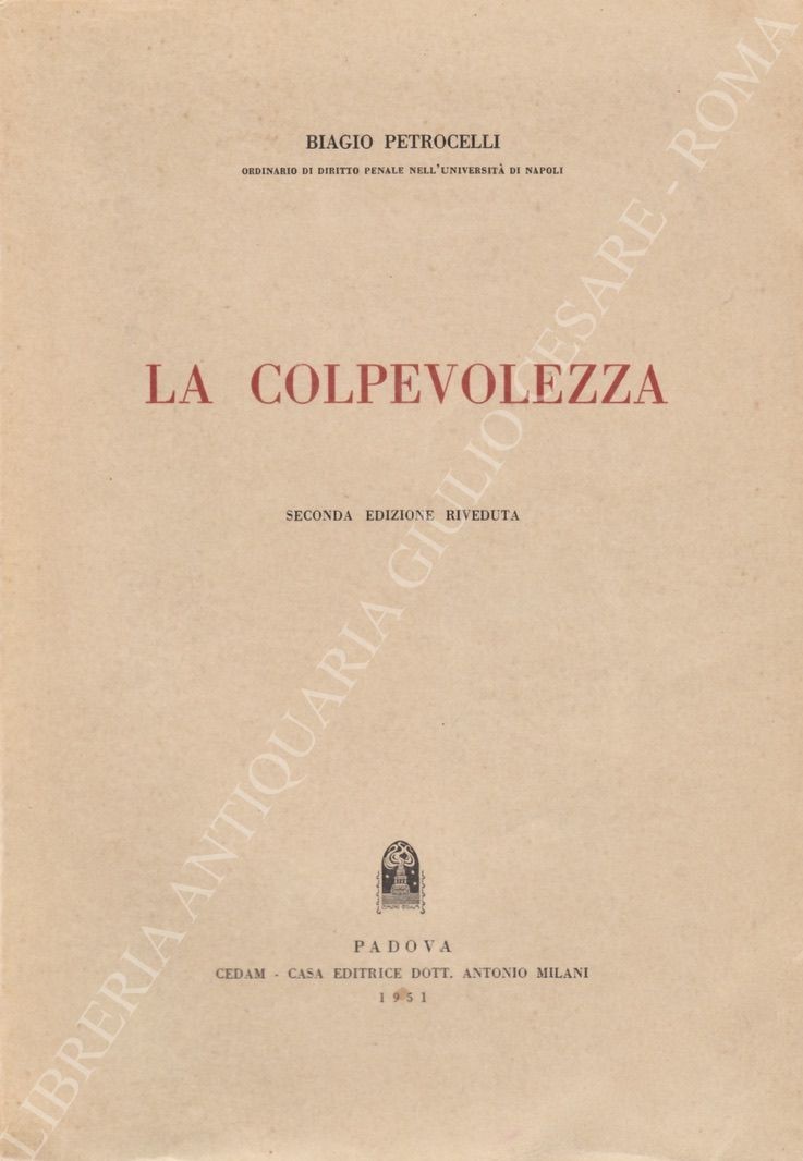 La colpevolezza