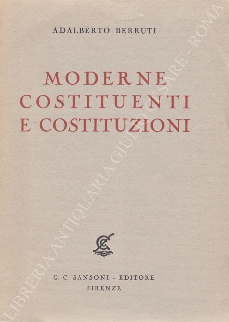 Moderne costituenti e costituzioni