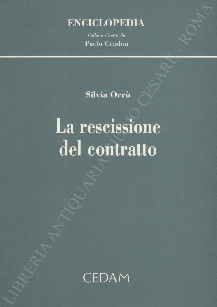 La rescissione del contratto