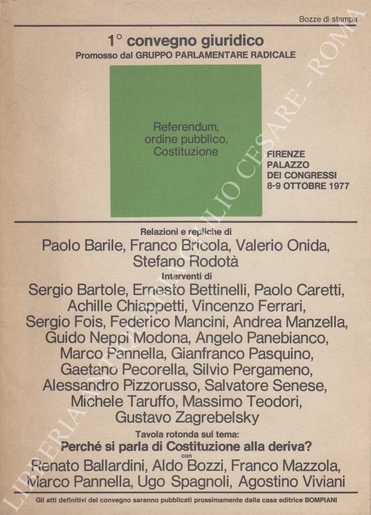 Primo convegno giuridico