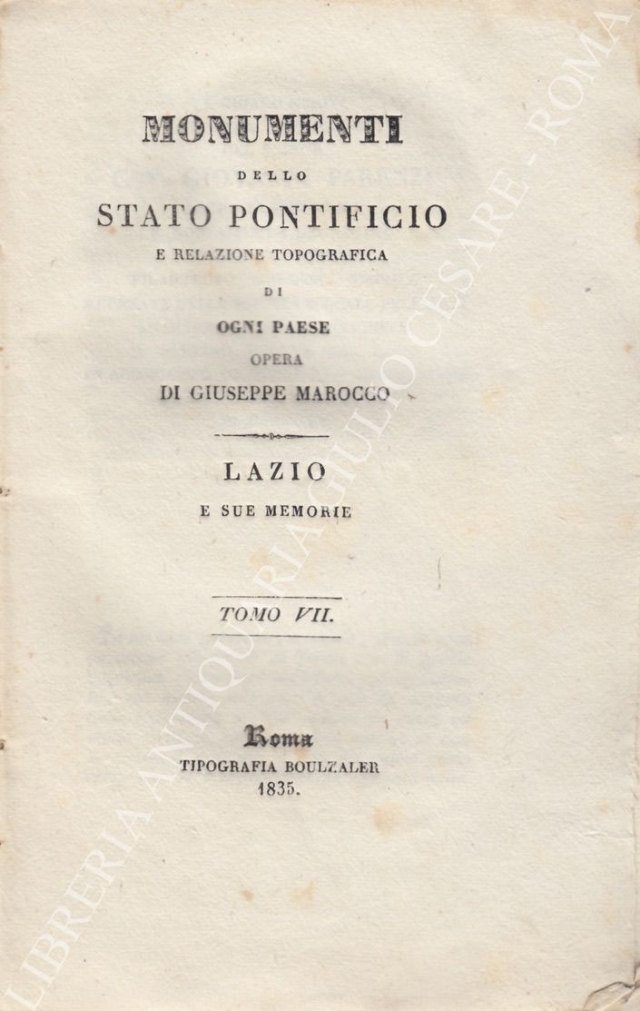 Monumenti dello stato pontificio 