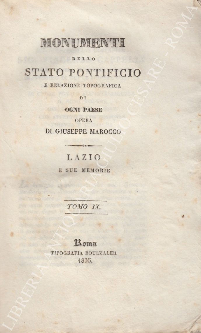 Monumenti dello stato pontificio 