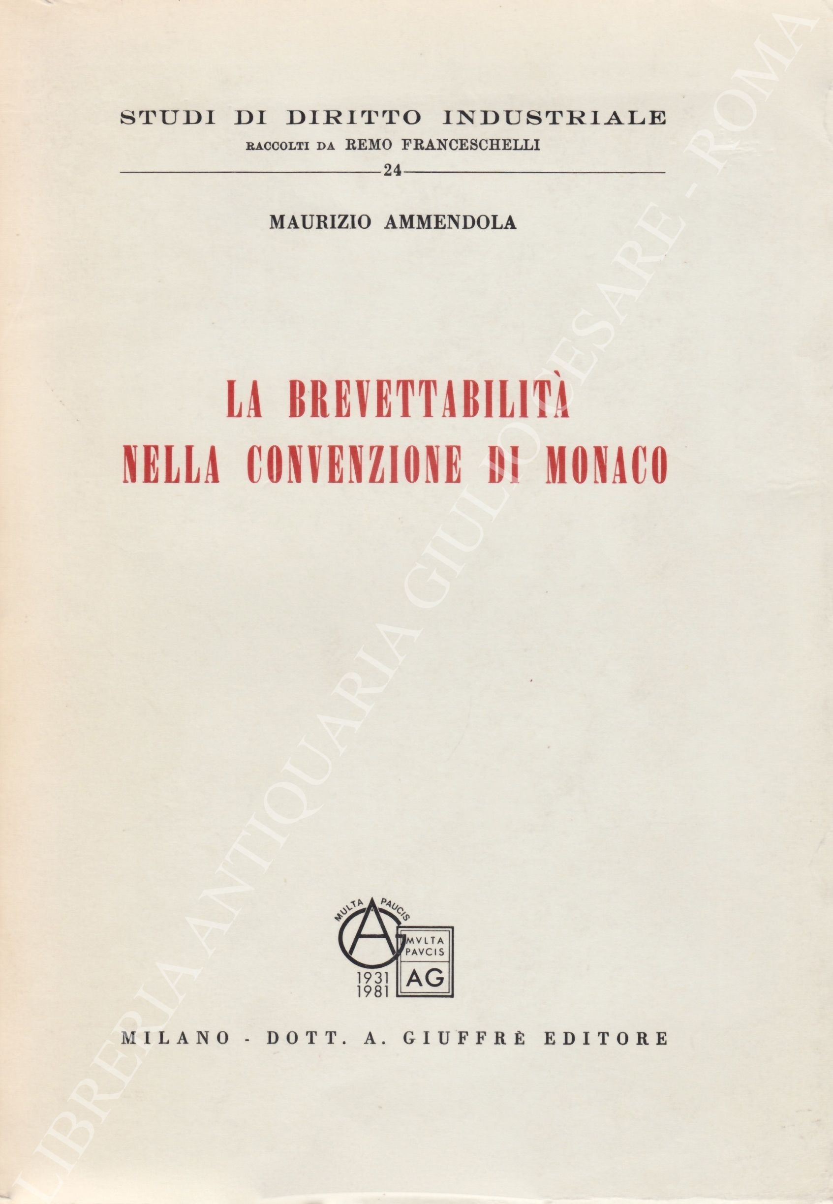 La brevettabilità nella convenzione di Monaco