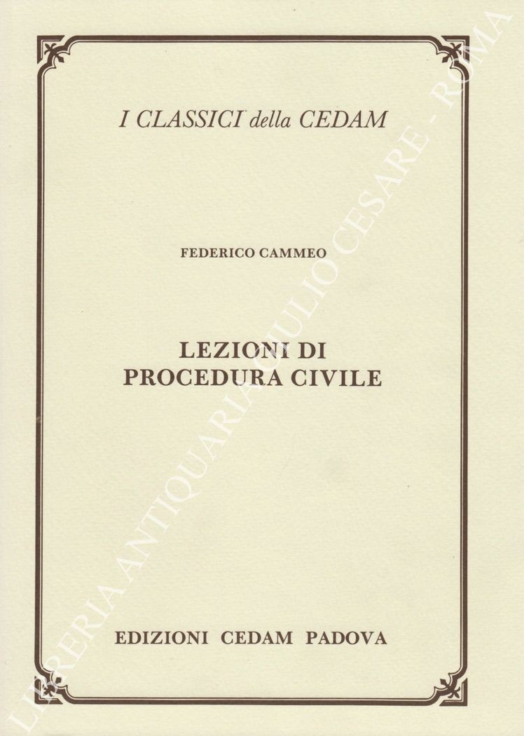 Lezioni di procedura civile