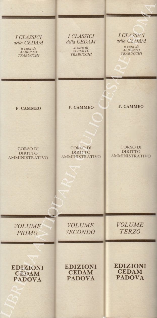 Corso di diritto amministrativo