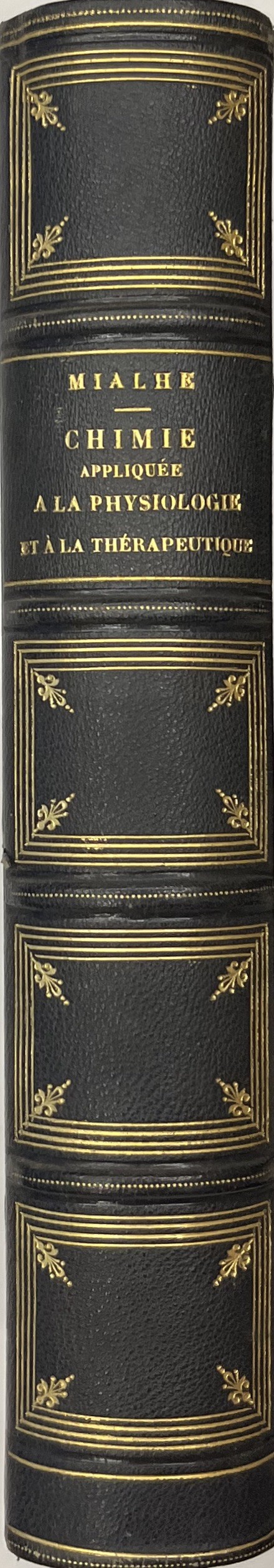 Chimie appliquee a la physiologie