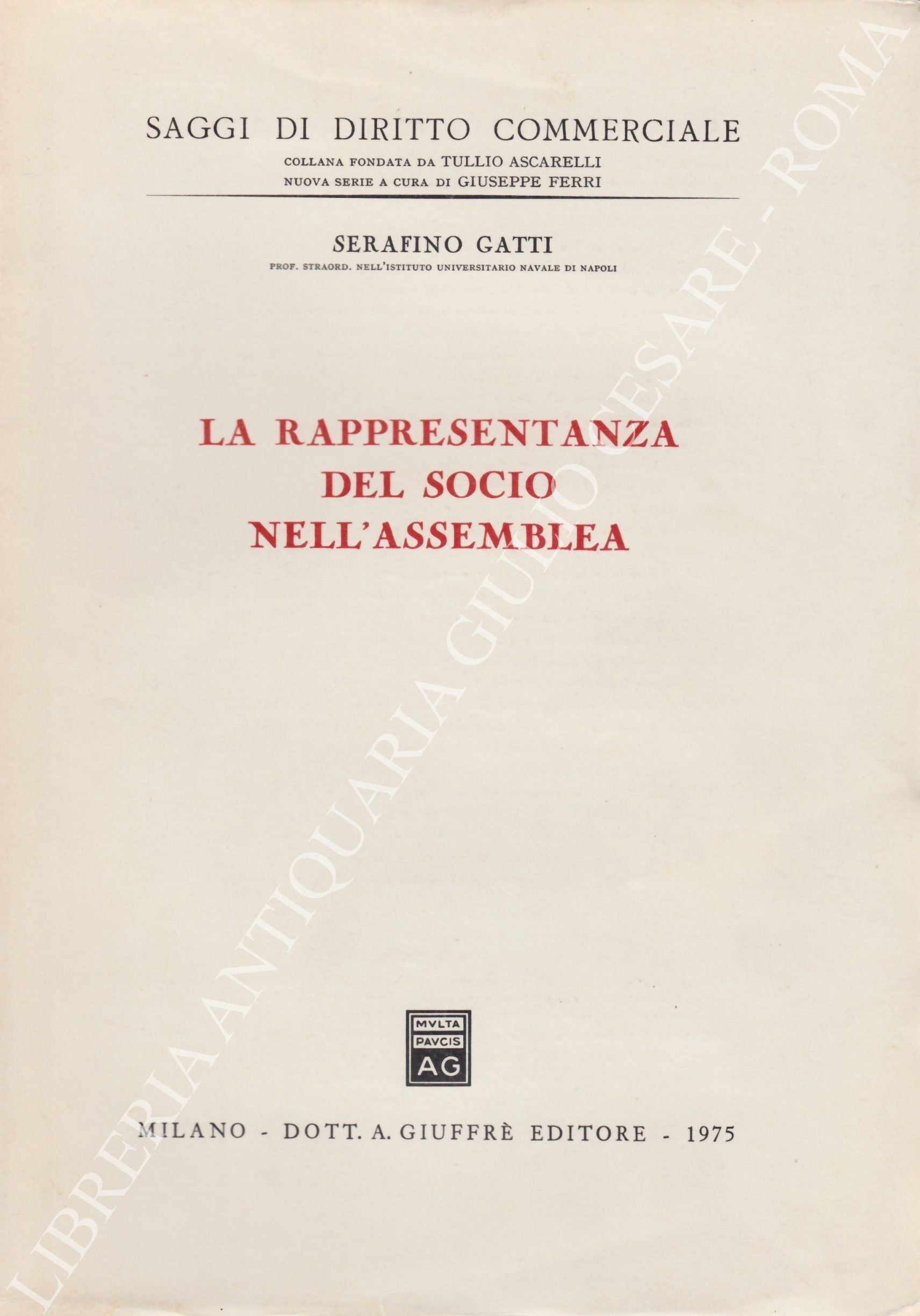 La rappresentanza del socio in assemblea