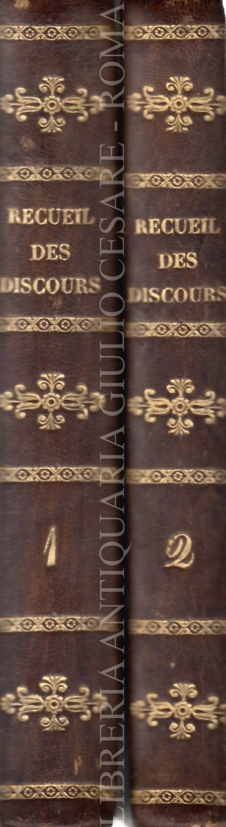 Recueil des discours des orateurs du gouvernement et des rapports 