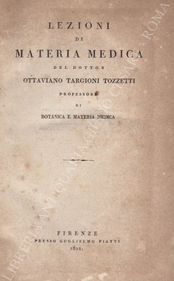Lezioni di materia medica 