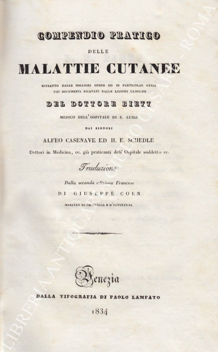Compendio pratico delle malattie cutanee