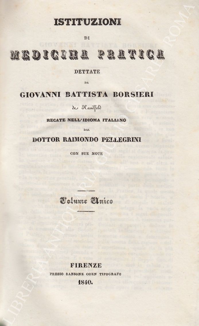 Istituzioni di medicina pratica