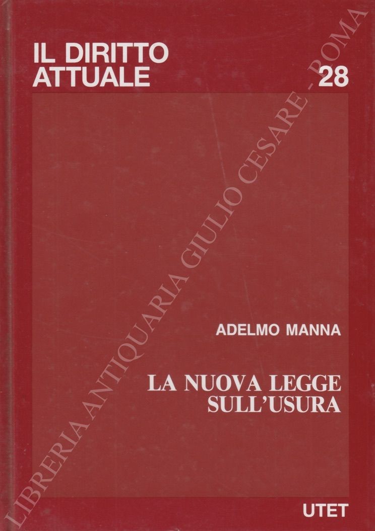 La nuova legge sull'usura