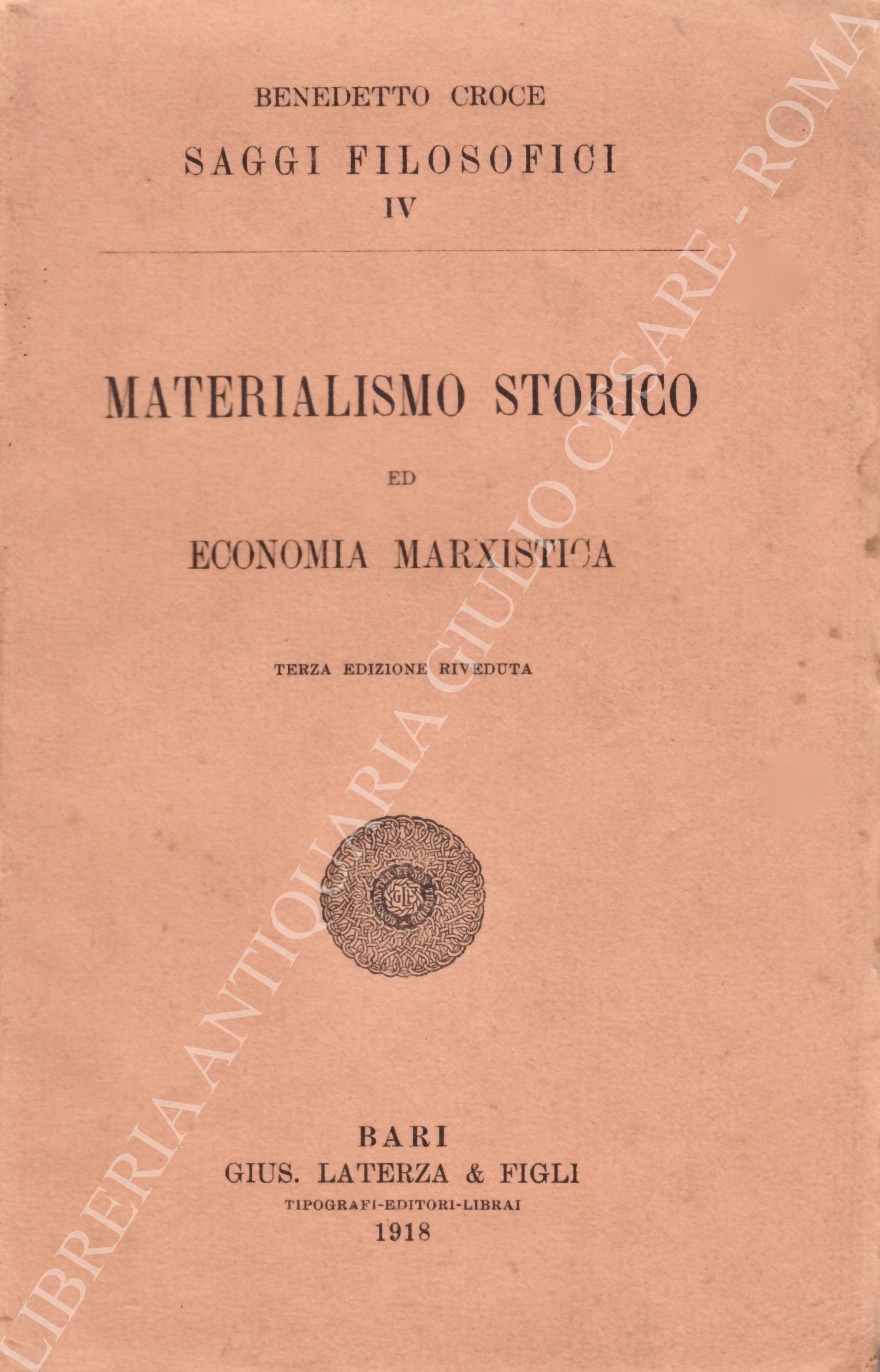 Materialismo storico ed economia marxistica