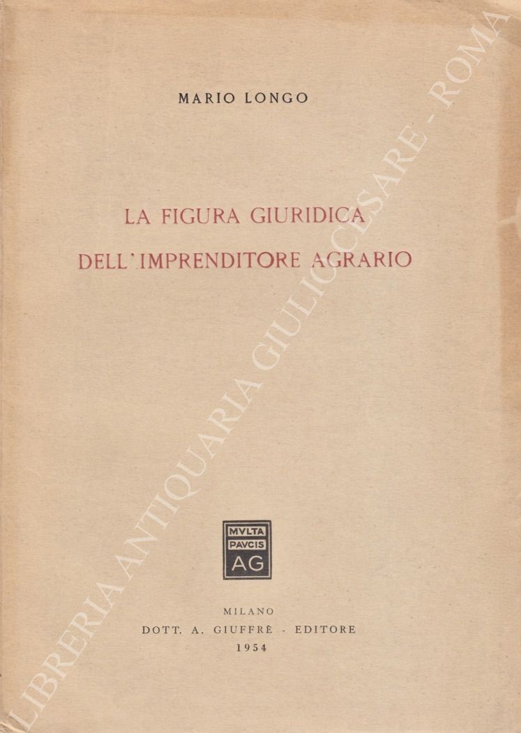La figura giuridica dell'imprenditore agrario