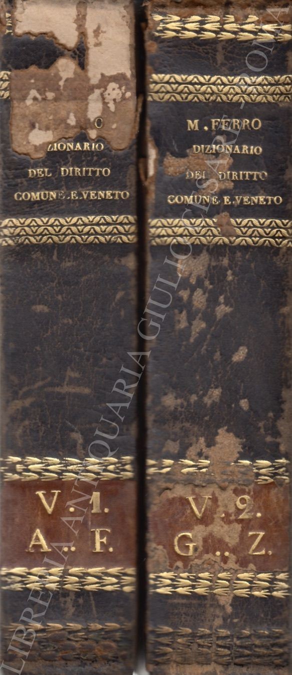 Dizionario del diritto comune e veneto