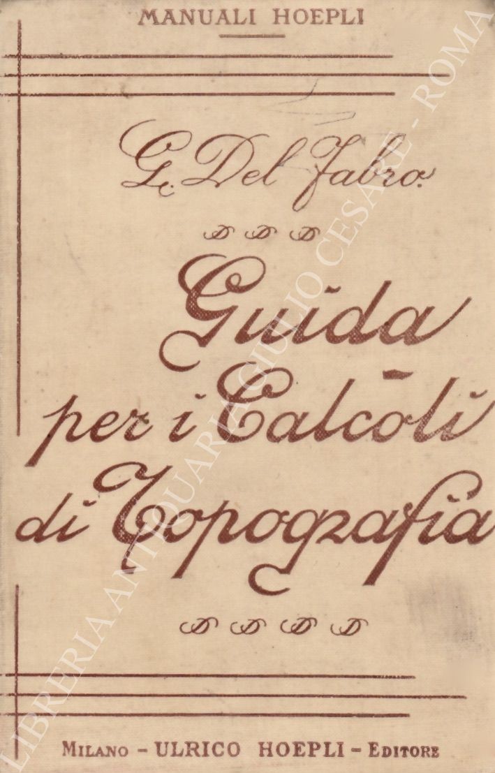 Guida per i calcoli di topografia