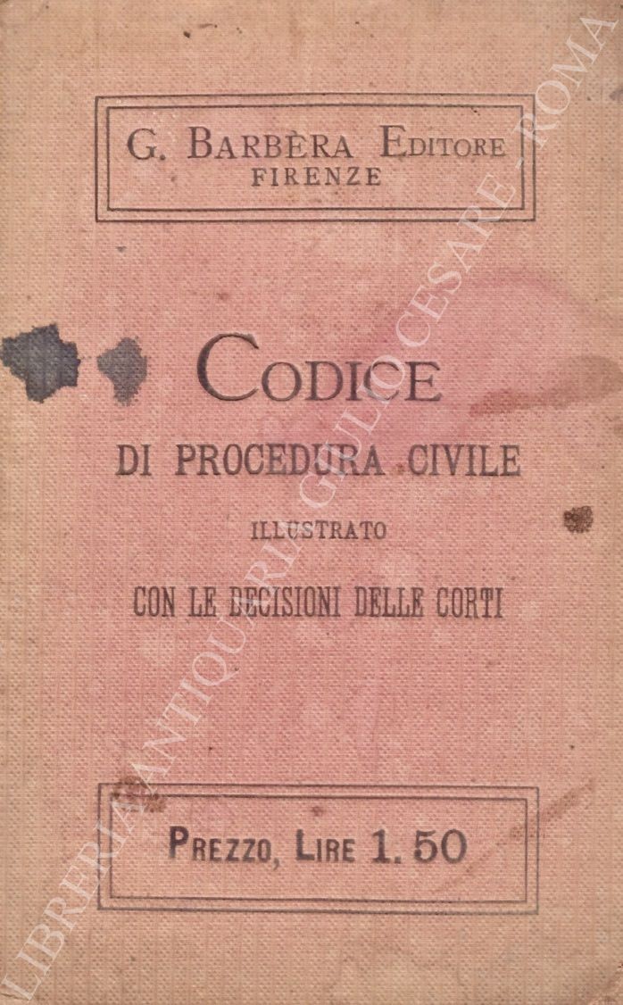 Il codice di procedura civile