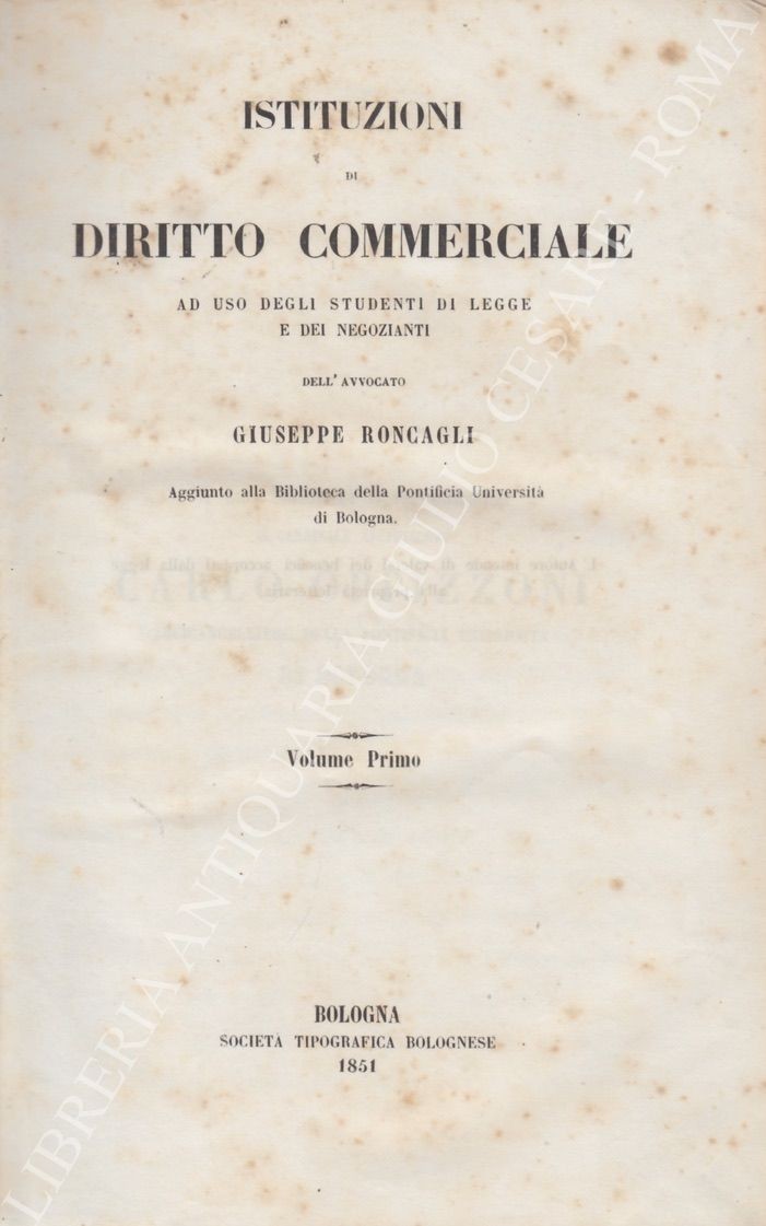 Istituzioni di diritto commerciale