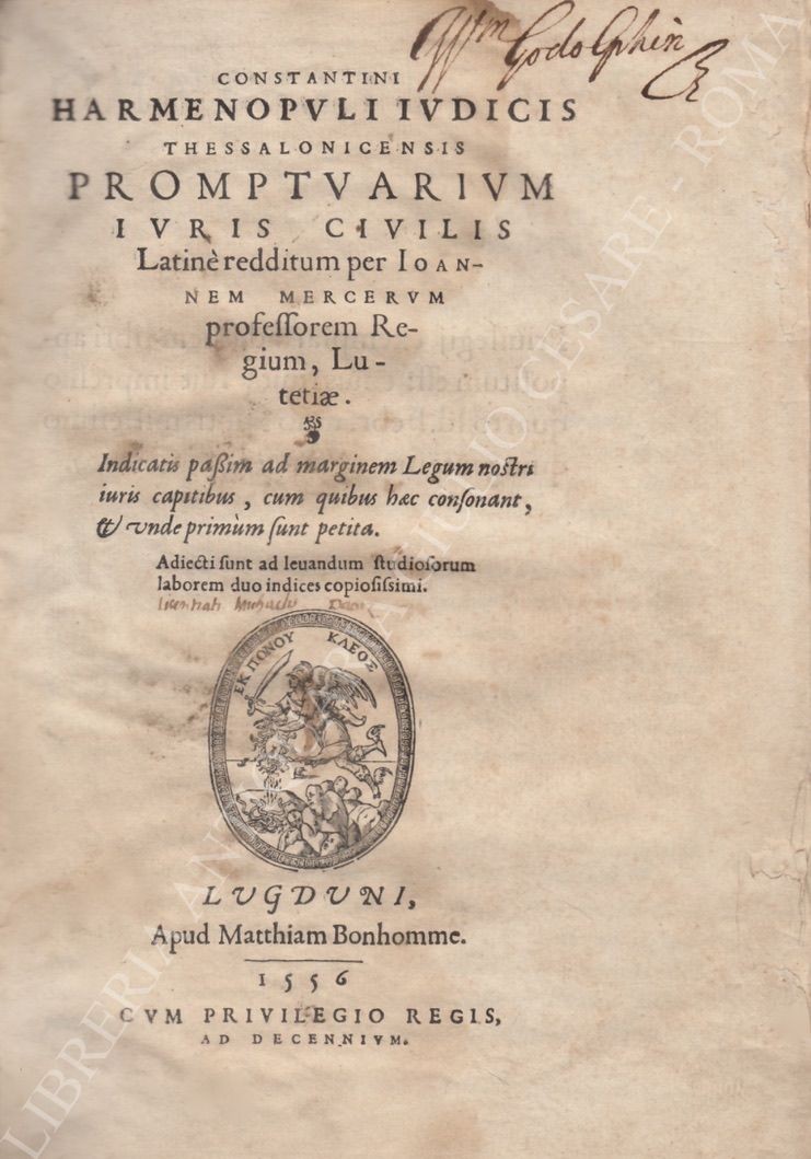 Costantini Harmenopvli ivdicis