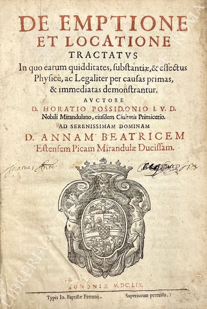 De emptione et locatione