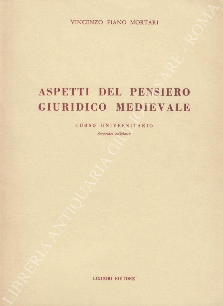 Aspetti del pensiero giuridico medievale