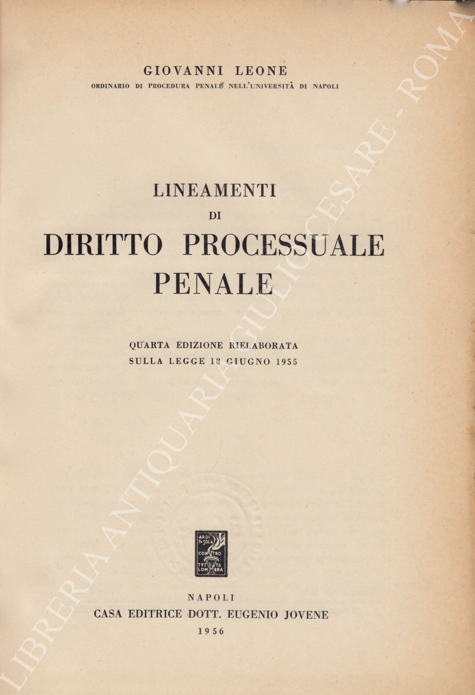 Lineamenti di diritto processuale penale