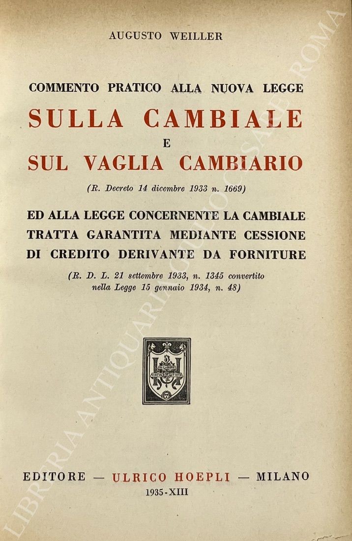 Commento pratico alla nuova legge