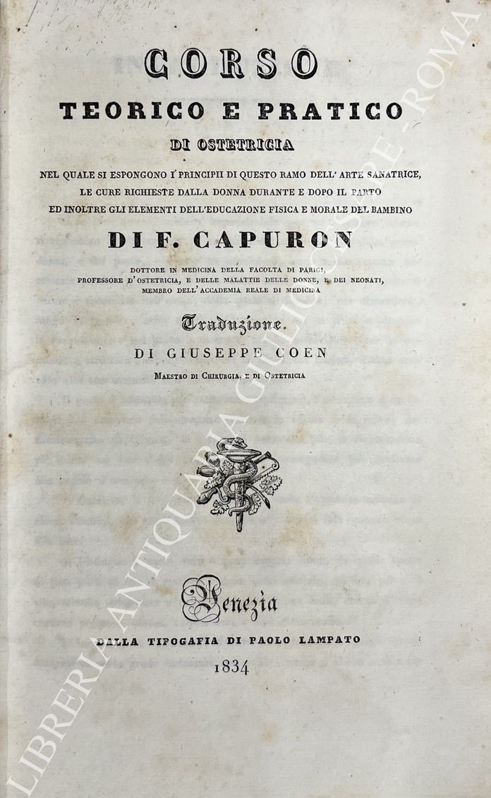 Corso teorico e pratico d'ostetricia