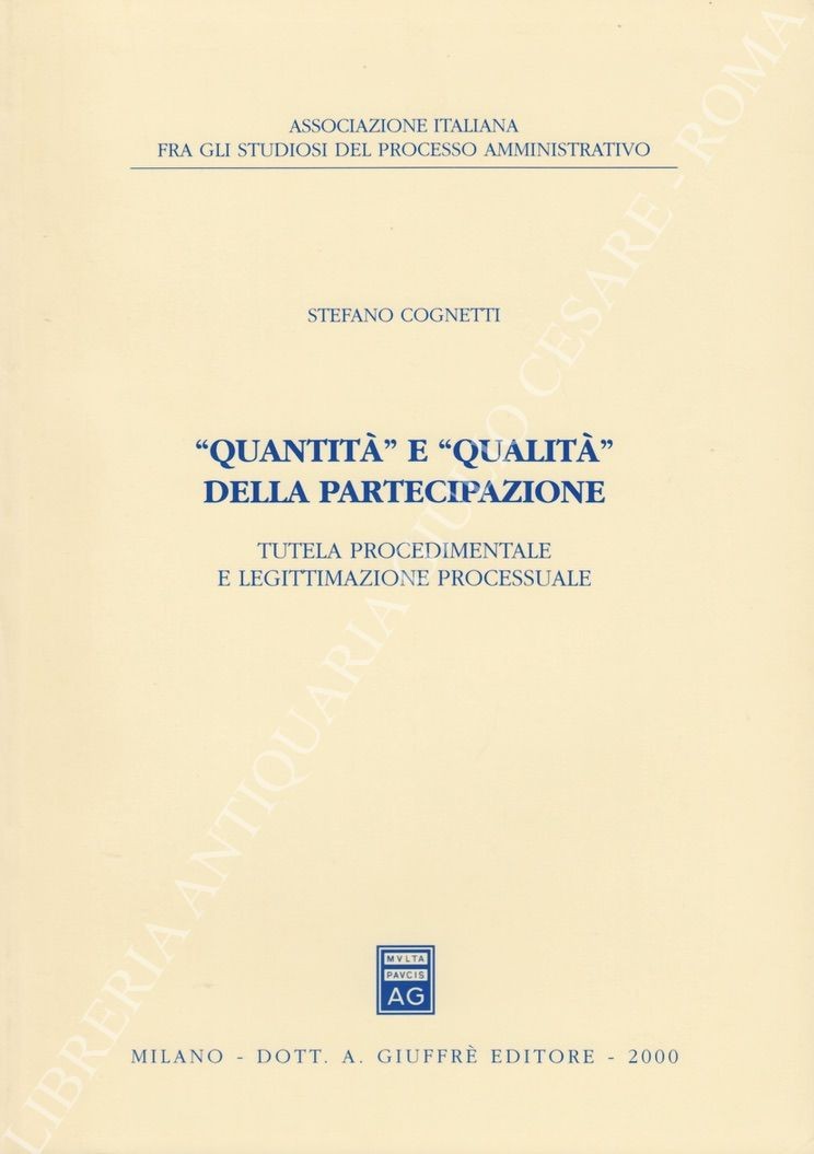 Quantità e qualità della partecipazione