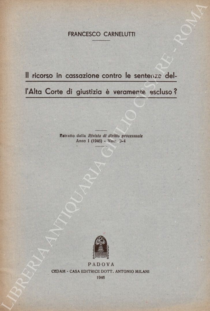 Il ricorso in cassazione contro le sentenze