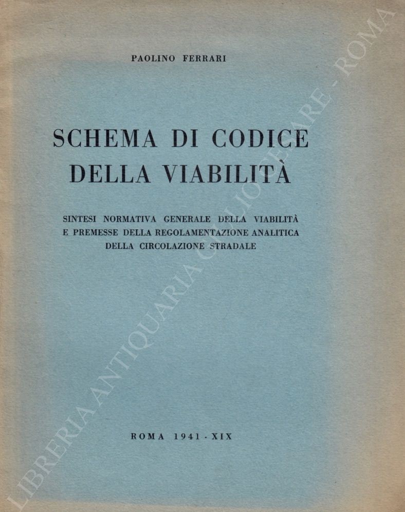 Schema di Codice della viabilità