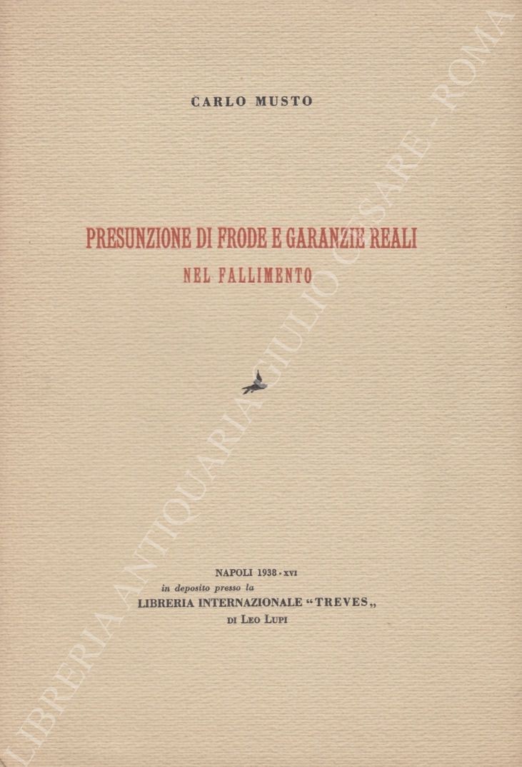 Presunzione di frode e garanzie reali