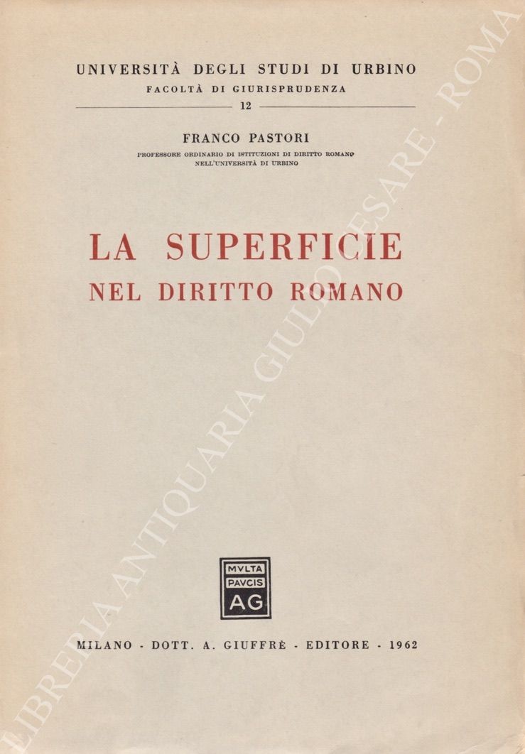 La superficie nel diritto romano