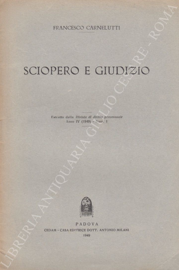 Sciopero e giudizio