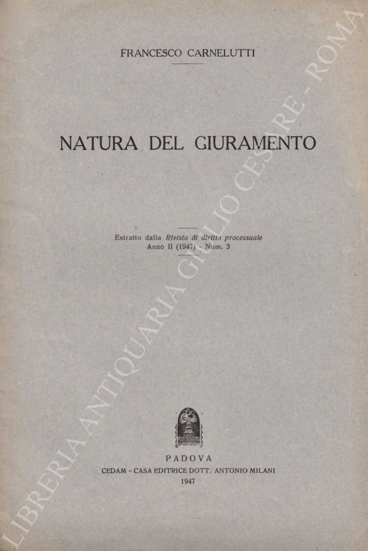 Natura del giuramento