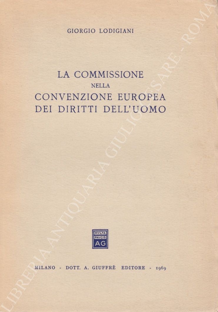 La commissione nella convenzione europea dei diritti dell'uomo