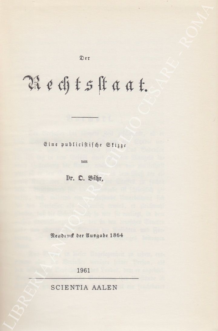 Der Rechtsstaat