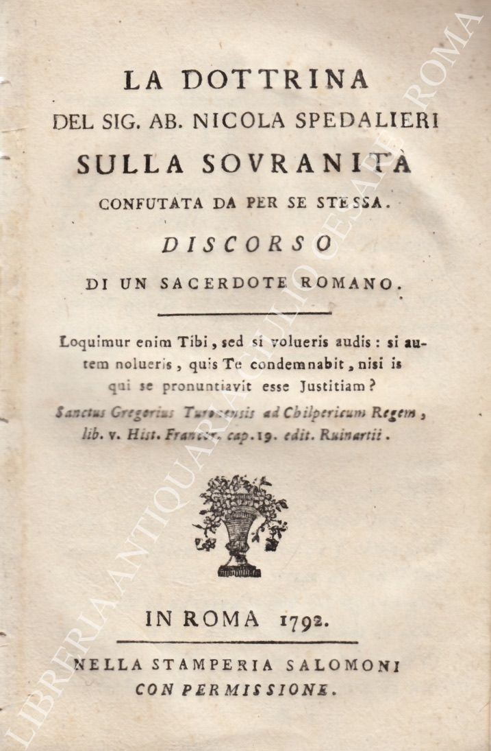 La dottrina sulla sovranità confutata