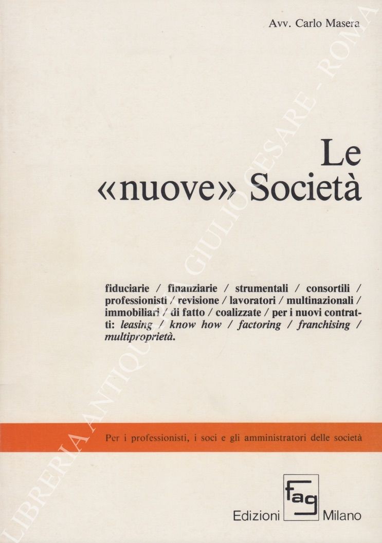 Le nuove Società