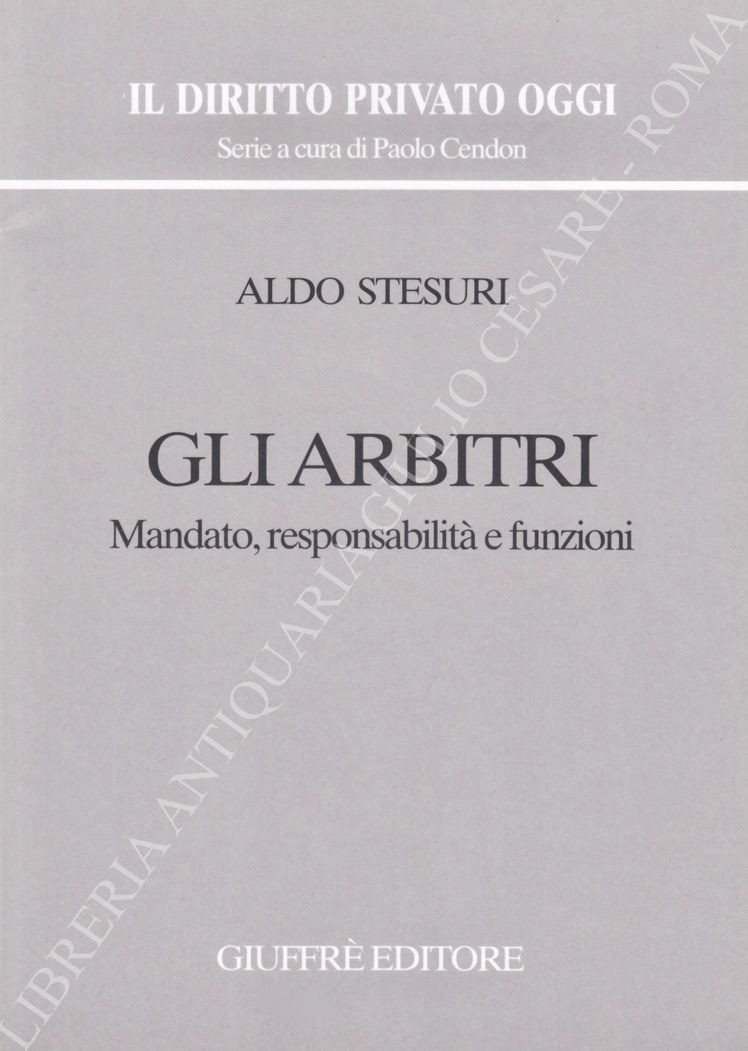 Gli arbitri. Mandato, responsabilità e funzioni