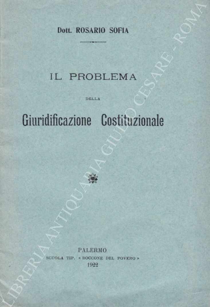 Il problema della Giuridificazione Costituzionale