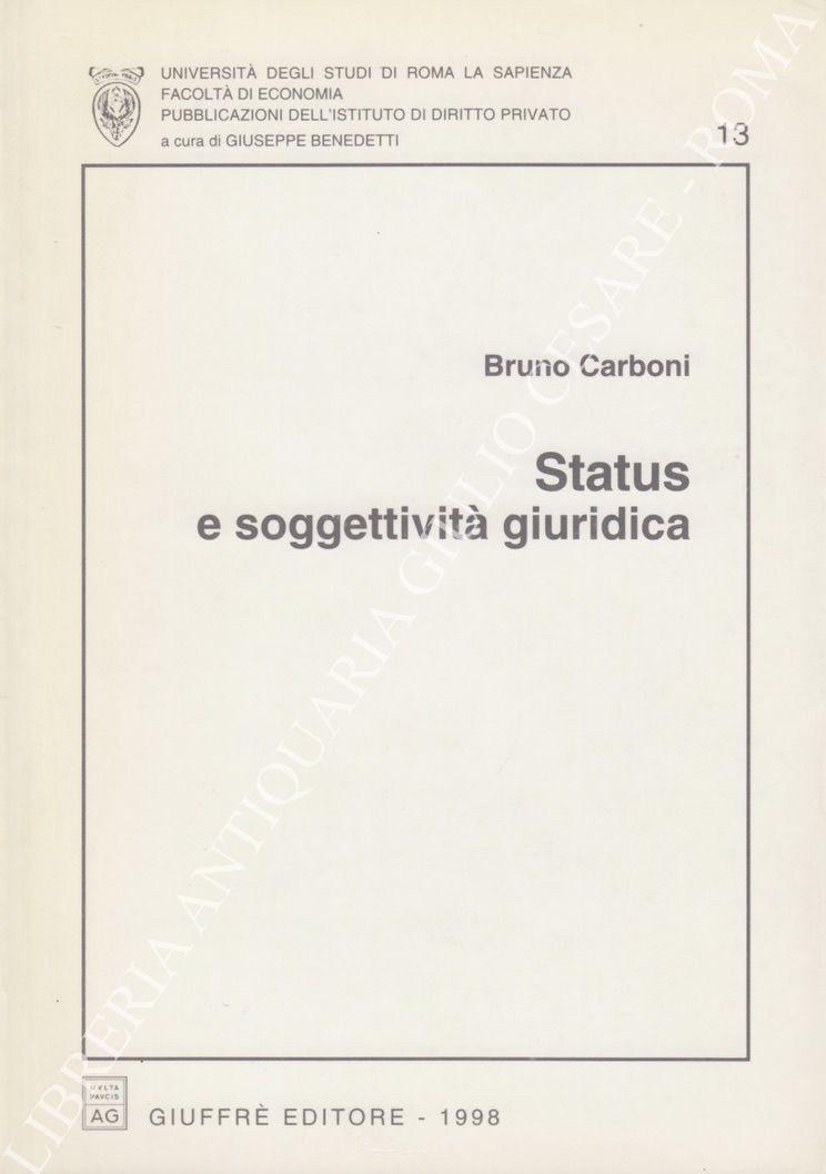 Status e soggettività giuridica