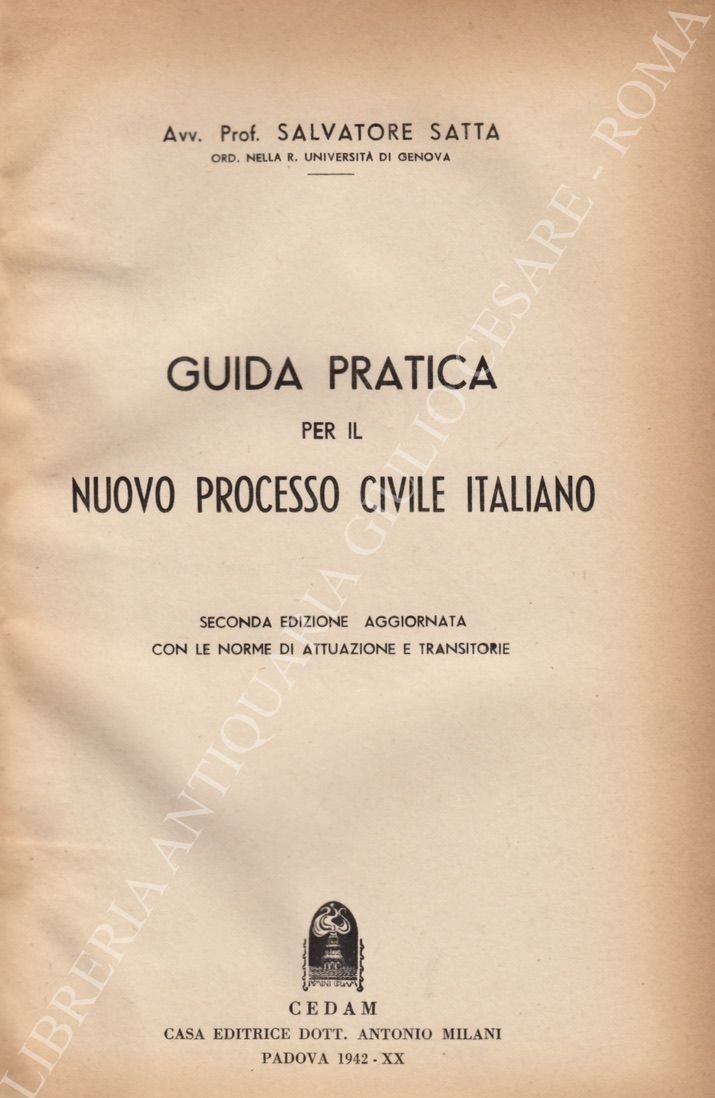Guida pratica per il nuovo processo civile italiano
