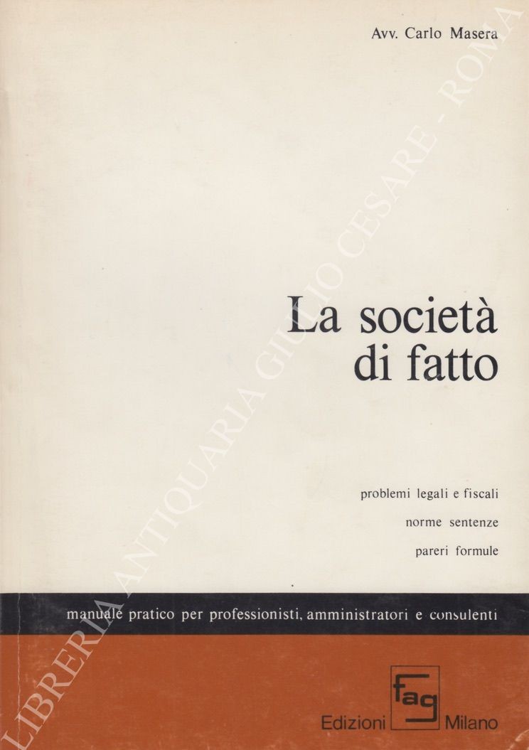 La società di fatto