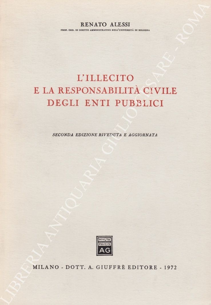 L'illecito e la responsabilità civile degli enti pubblici